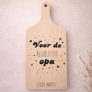 Borrelplank voor de liefste opa