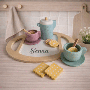 Theeservies met naam