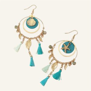 Dames oorbellen schelp