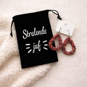 Oorbellen "Stralende juf"