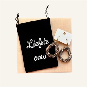 Oorbellen "Liefste oma"