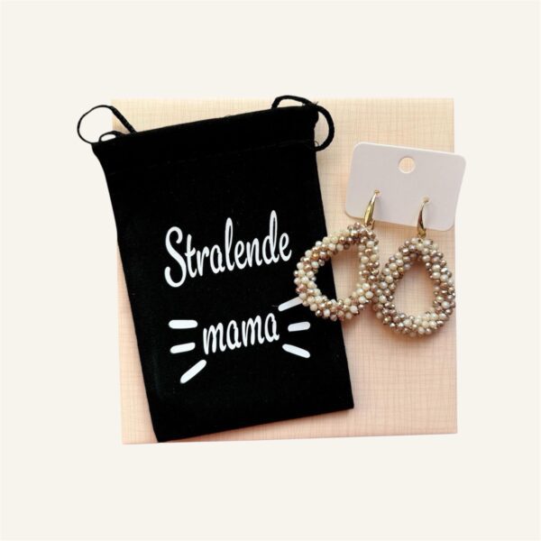 Oorbellen "Stralende mama"