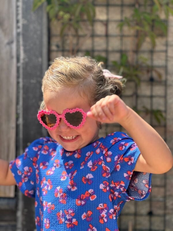 Zonnebril Hearts Roze - Afbeelding 2
