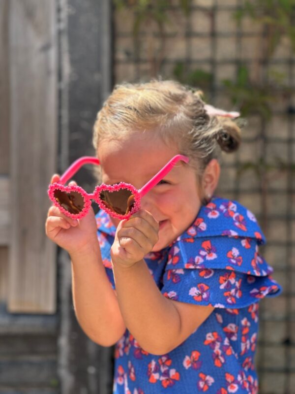 Zonnebril Hearts Roze - Afbeelding 3