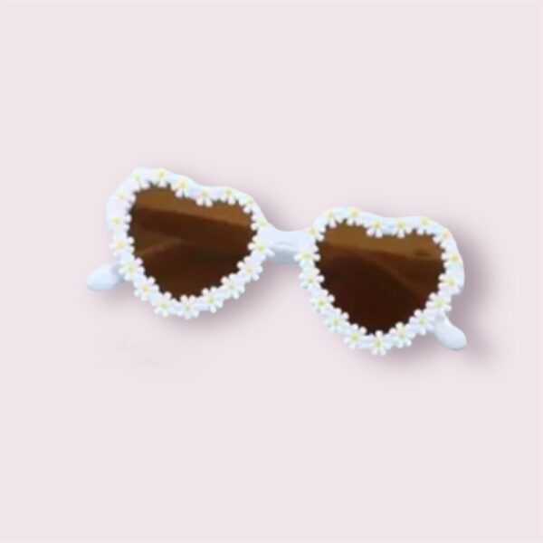 Zonnebril Hearts Wit