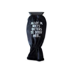 IJskrabber: alsof ik niets beters te doen heb...