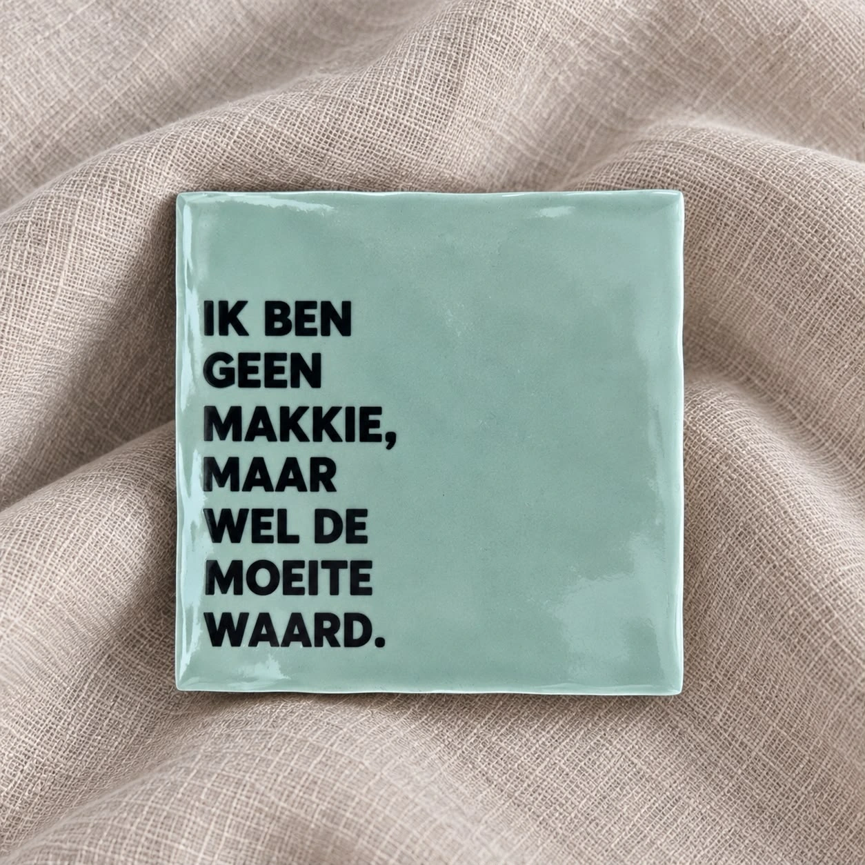 Tegel - ik ben geen makkie