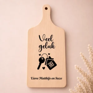 Borrelplank Veel geluk