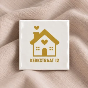 Tegel - huisje met straatnaam
