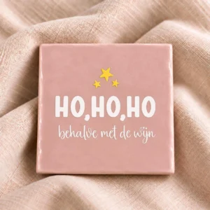 Tegel - ho, ho, ho, behalve met de wijn